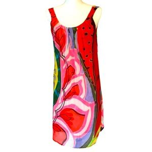 Desigual Tank dress with pleated Neckline